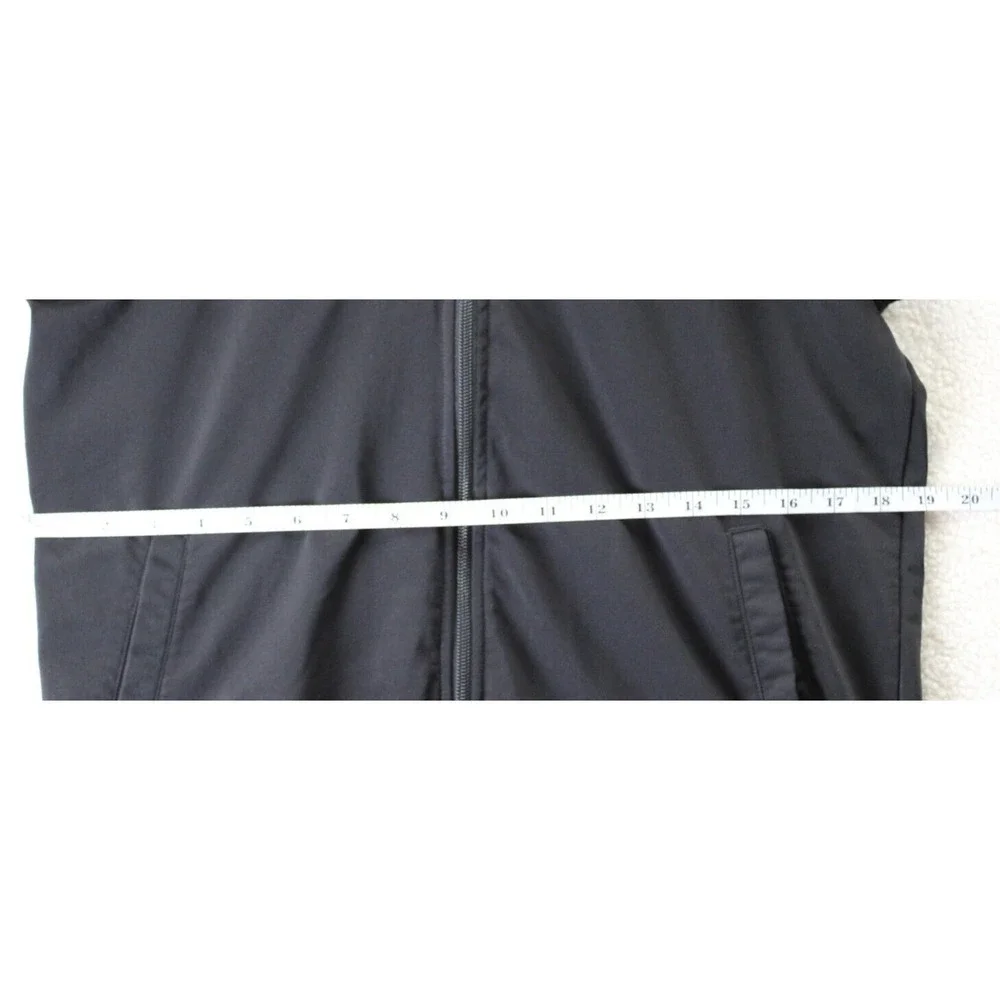 The North Face Mens Track Jacket Black Blue Trim‎ Full Zip Athletic Size M